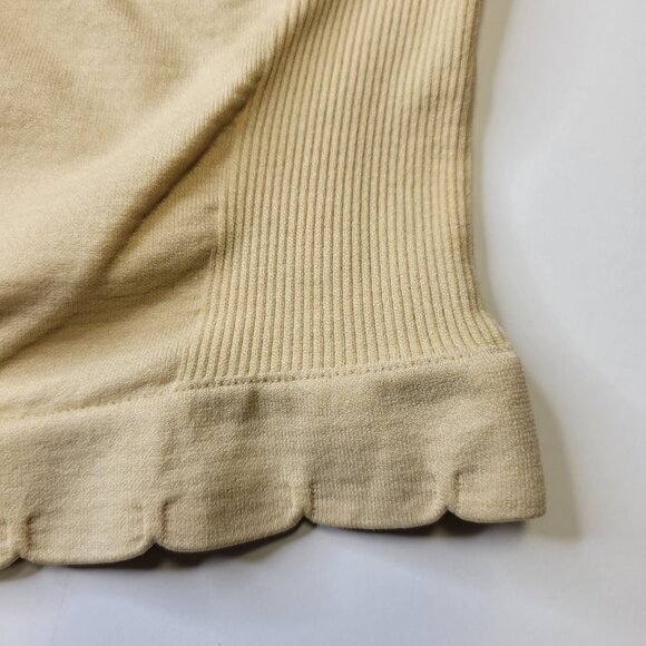 STRAPLESS Beige Long Tube Tank Top Stretchy Tube Top Camisole- New With Tag - Picture 4 of 9